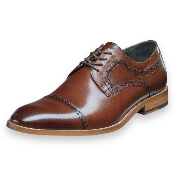 Stacy Adams Other - STACY ADAMS Men's Dickinson Cap-Toe Lace-up Oxford 100% Leather Dress Size 9.5M